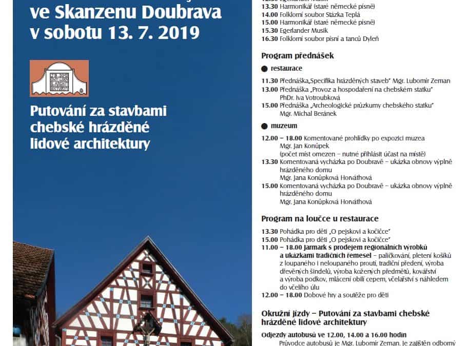 Dny lidové architektury Karlovarského kraje