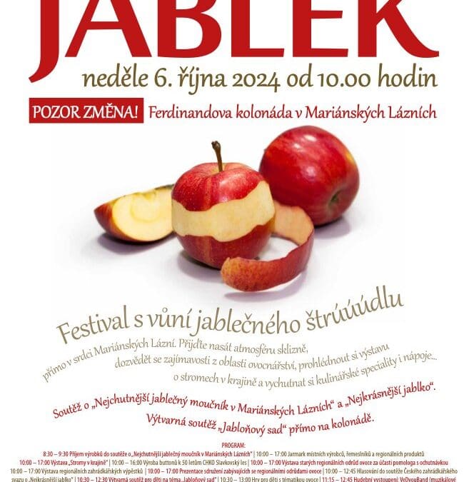 Lázeňský festival jablek – Mariánské Lázně