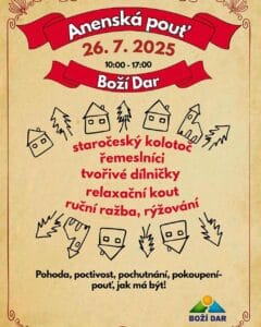 Anenska pout - Bozi Dar 2025